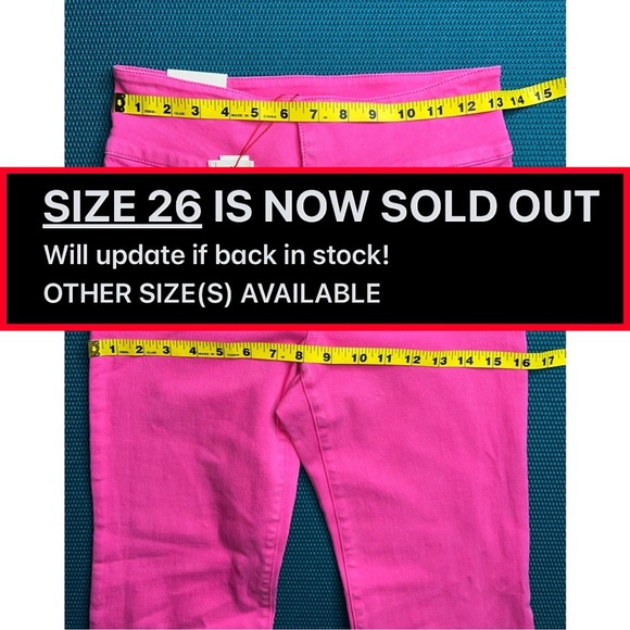 Alice + Olivia Olivia Pink Bootcut Denim Jeans - Picture 11 of 16